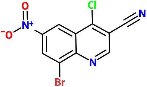 (图片) MC008038 8-Bromo-4-chloro-6-nitro-3-quinolinecarbonitrile